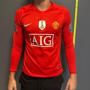 2008 Manchester United Cristiano Ronaldo CR7 Home Jersey Red